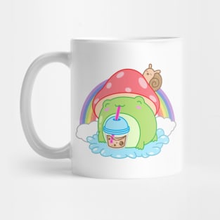 Frog Boba Bubble Tea Kawaii Anime Japanese Mushroom Snail Mug